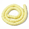 Handmade Polymer Clay Beads Strands CLAY-R089-8mm-147-3