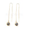 Natural Gemstone Dangle Earrings EJEW-JE03592-2