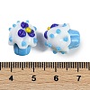 Handmade Lampwork Bumpy Beads LAMP-I027-04B-3