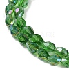 Transparent Electroplate Glass Beads Strands LS-EGLA-N013-T6mm-B14-3