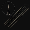 Iron Collapsible Big Eye Beading Needles ES001Y-S-75mm-01-2