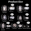 156Pcs 7 Styles Sew on Rhinestone DIY-SP0007-30A-2