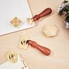 Wax Seal Brass Stamp Head AJEW-WH0213-021-6