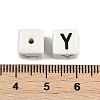Porcelain Beads PORC-R003-08Y-3
