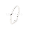 990 Sterling Silver Finger Rings RJEW-Z128-01S-01-4