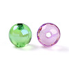 Opaque UV Plating Acrylic Beads OACR-I015-26-2