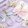 Imitated Pearl Acrylic Keychain KEYC-JKC01006-2