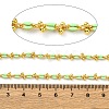 Brass Enamel Link Chains CHC-L050-07G-05-2