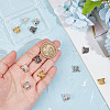 12Pcs 4 Colors Alloy Puppy Beads FIND-OC0003-28-3
