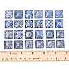 24Pcs Glass Cabochons GGLA-FS0001-22-5