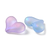 Transparent Spray Painted Acrylic Beads X-MACR-M026-02-3