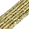 Electroplate Non-magnetic Synthetic Hematite Beads Strands G-S352-48A-01-1