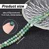 2 Strands Natural Green Aventurine Beads Strands G-GO0001-29A-2