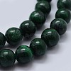 Natural Malachite Beads Strands G-F571-27B2-4mm-3