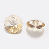 Faceted Glass Rhinestone Charms RGLA-F049-6mm-001GS-2