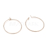 Ion Plating(IP) 316L Surgical Stainless Steel Hoop Earring Findings STAS-D164-01RG-2