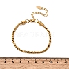 304 Stainless Steel Rope Chains Bracelets for Women BJEW-A158-02C-G-5