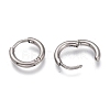 Tarnish Resistant 201 Stainless Steel Huggie Hoop Earrings EJEW-O095-05-19-3