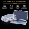 Transparent Plastic Bead Containers LS-CON-BC0006-06C-6