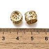 Brass Clear Cubic Zirconia Column Multi-Strand Links KK-M316-11G-2