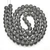 Baking Paint Transparent Glass Beads Strands X-GLAA-S031-12mm-12-2