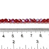 Electroplate Transparent Glass Beads Strands LS-EGLA-A035-T4mm-L07-4