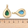 Rack Plating Brass Pendants KK-I710-03-4