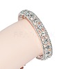 Titanium Alloy and Crystal Rhinestone Bangles for Women FS-WG3AF1B-01-2