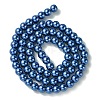 Eco-Friendly Dyed Glass Pearl Beads Strands HY-A008-6mm-RB087-2