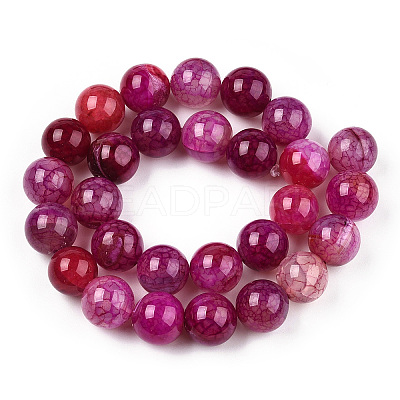 Natural Dragon Veins Agate Dyed Beads Strands X-G-H290-A01-02B-1