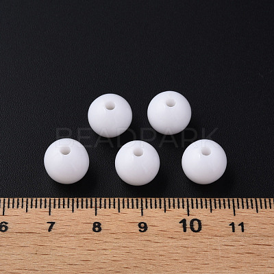 Opaque Acrylic Beads MACR-S370-C12mm-01-1
