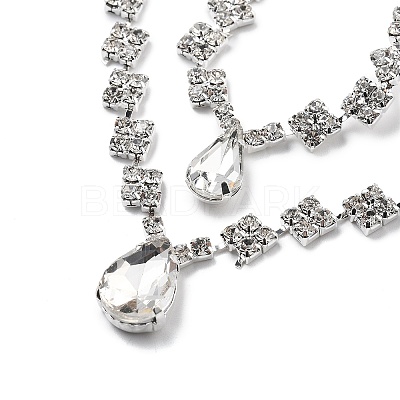 Alloy Rhinestone Hair Chain LS-OHAR-M044-02B-S-1