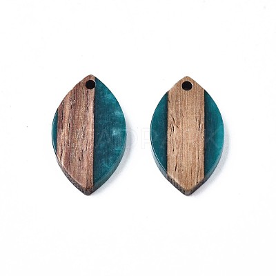 Resin & Walnut Wood Pendants RESI-S389-074-1