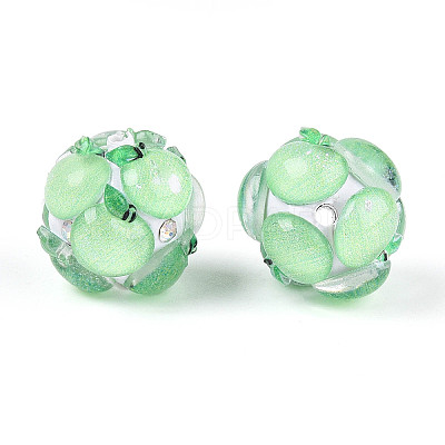 Fruit Round Resin Beads LS-RESI-T059-03K-1