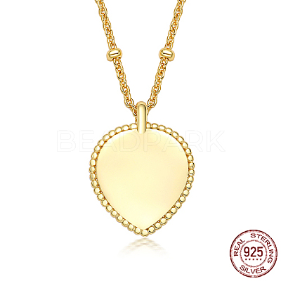 925 Sterling Silver Satellite Chains Pendant Necklaces KK4299-1-1