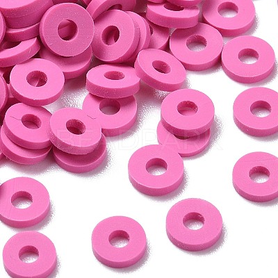 Handmade Polymer Clay Beads X-CLAY-Q251-6.0mm-27-1
