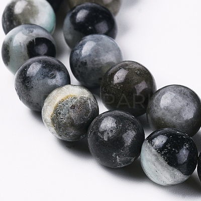 Natural Flower Amazonite Beads Strands G-L555-03-8mm-1
