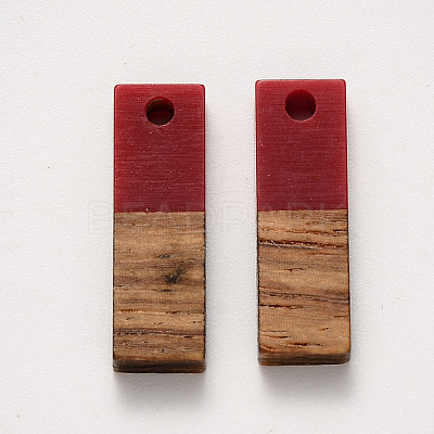 Resin & Walnut Wood Pendants RESI-S358-B-79-1
