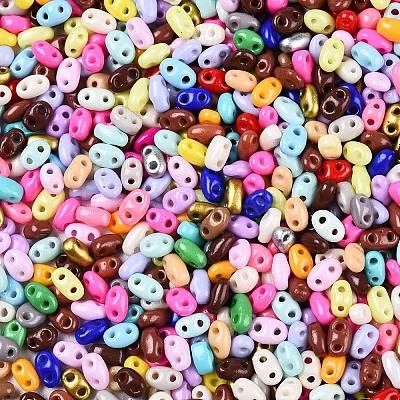 Baking Paint Glass Seed Beads SEED-T006-03-02-1