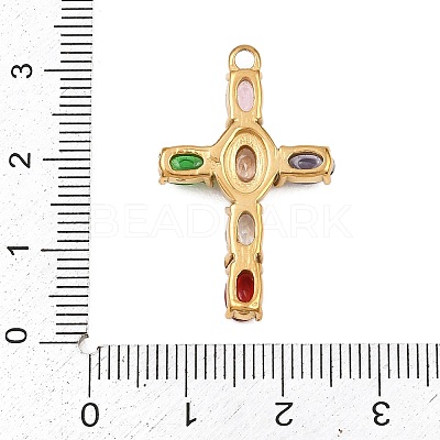 304 Stainless Steel Rhinestone Pendants STAS-P430-02G-02-1