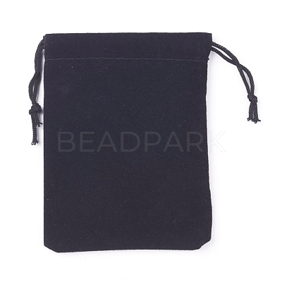 Velvet Cloth Drawstring Bags X-TP-C001-70X90mm-4-1