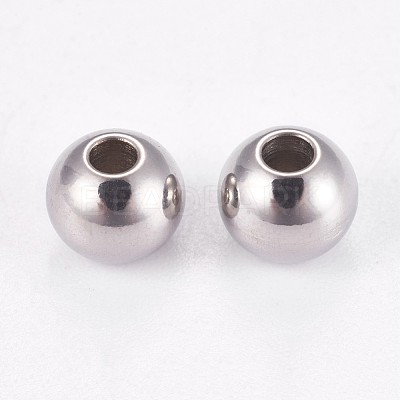 Tarnish Resistant 202 Stainless Steel Rondelle Spacer Beads STAS-F094-06B-P-1-1