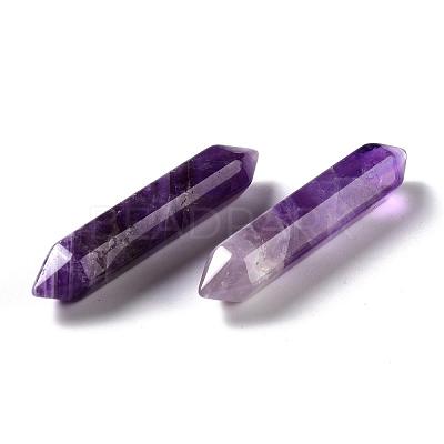 Natural Amethyst No Hole Healing Stones G-G760-J08-1
