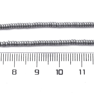 Electroplated Non-magnetic Hematite Beads Strands G-P571-A01-01D-1