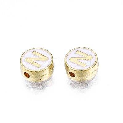 Alloy Enamel Beads X-ENAM-N052-006-01N-RS-1
