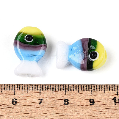 Handmade Lampwork Beads Strands LAMP-N036-15A-1