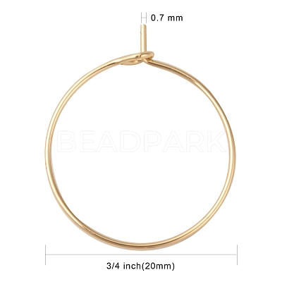 316 Surgical Stainless Steel Wine Glass Charms Rings STAS-L214-01F-G-1