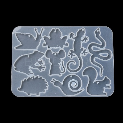 Squirrel/Rat/Snail DIY Pendant Silhouette Silicone Molds SIL-F010-06-1
