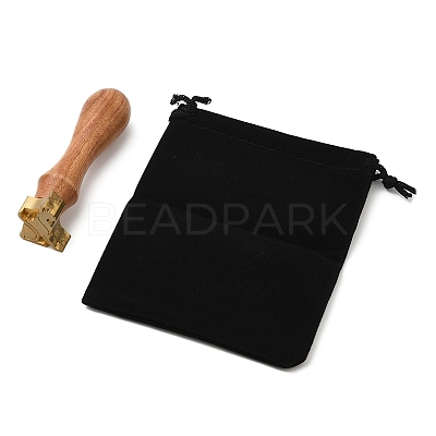 (Defective Closeout Sale: Oxidized)Wood Wax Seal Handles STAM-XCP0001-03LG-1