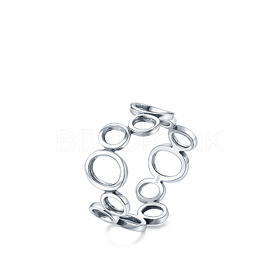 Oval Ring 925 Sterling Silver Finger Rings for Women FS-WGC6322-02-1
